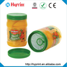 2015 Best quality Pressure Sensitive Label for canned fruit